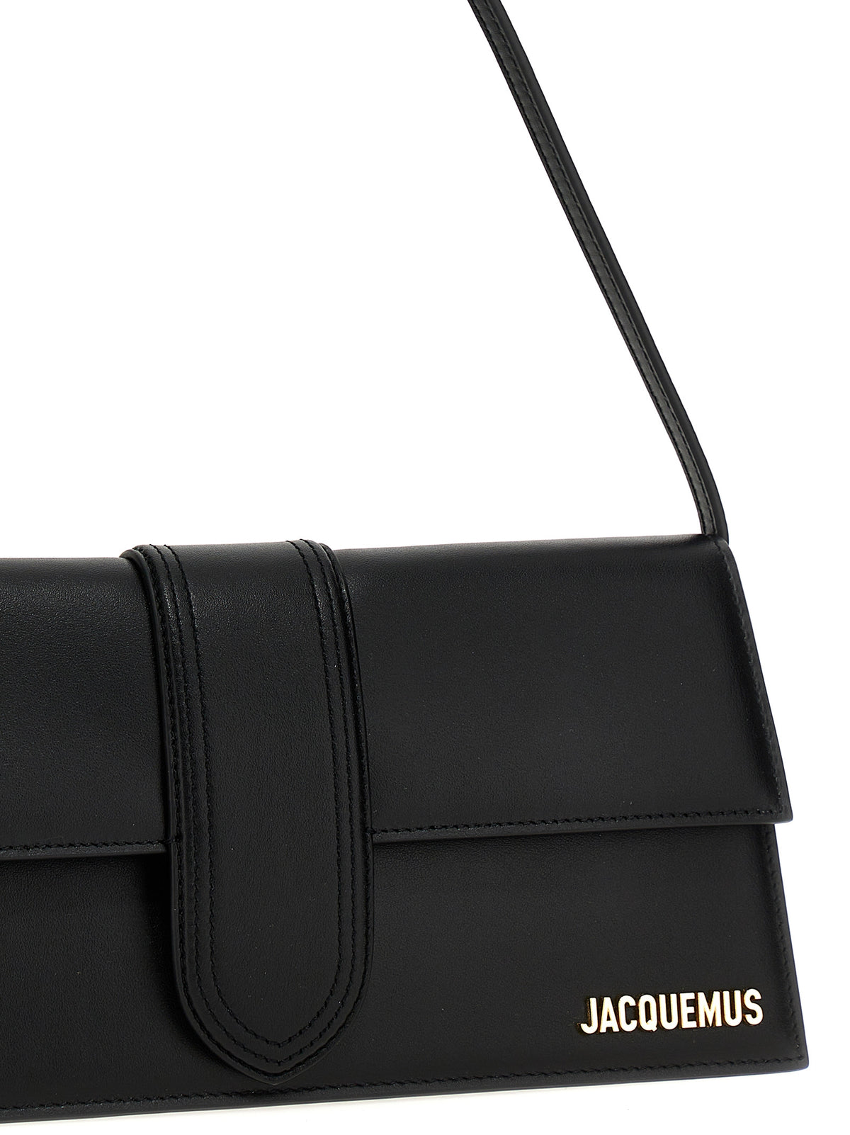 Black Cowhide Shoulder Bag