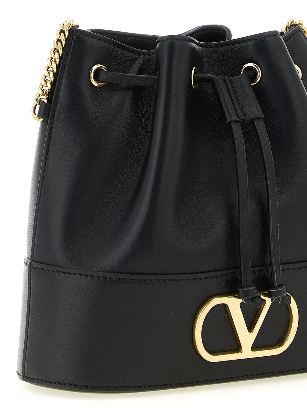 Black Lamb Leather Crossbody Bag