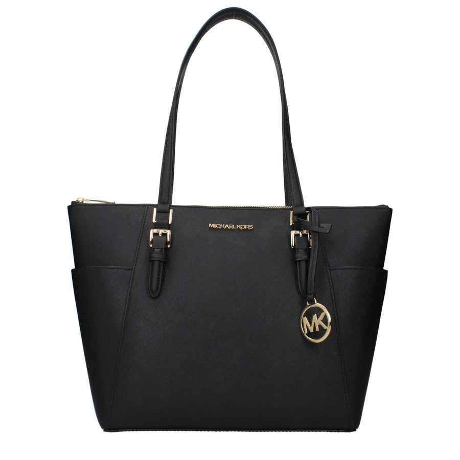 Black Leather Shoulder Bag