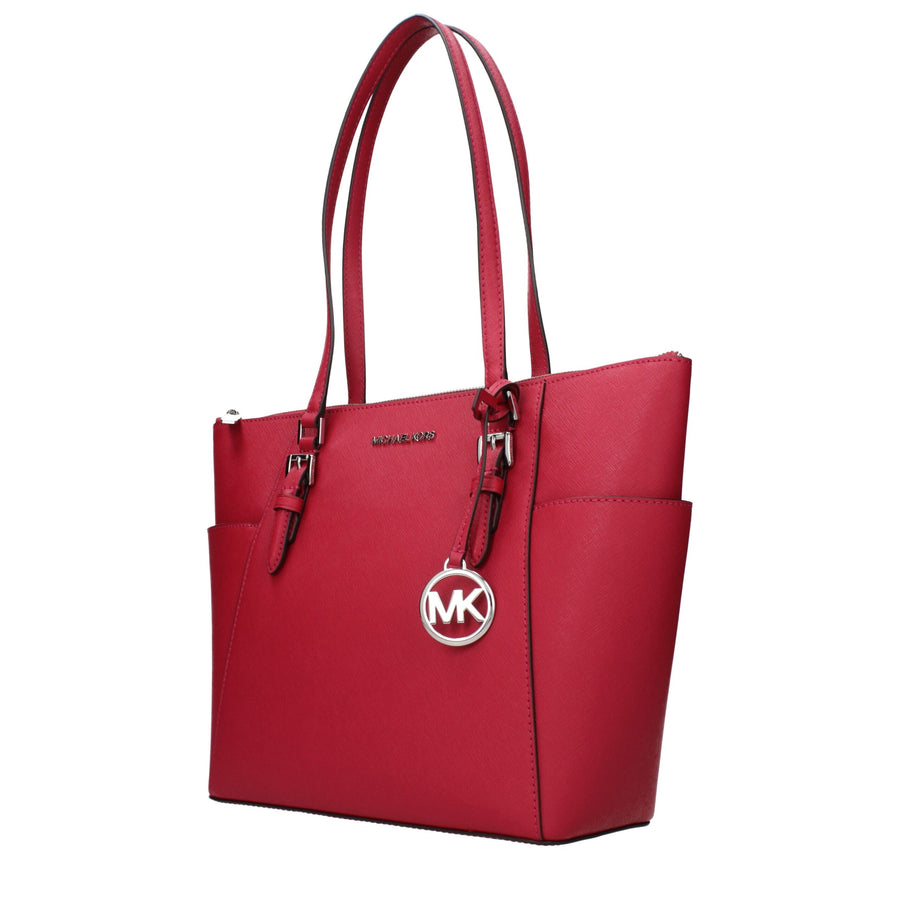 Red Leather Shoulder Bag